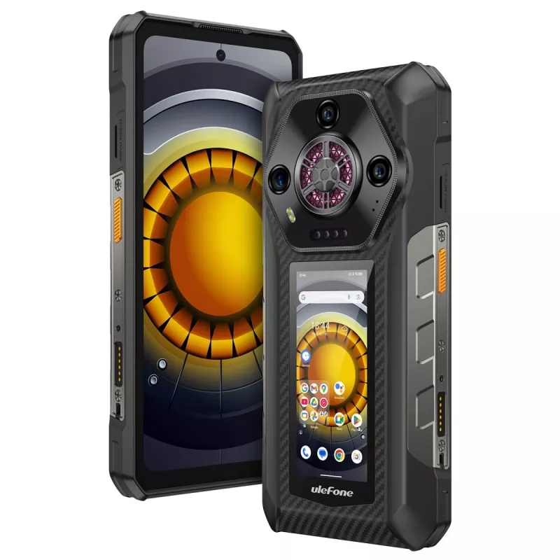 Ulefone Armor 30 Pro 5G UF-A30P Smartphone, 6,95 Zoll, 16 GB RAM, 512 GB, IP69K, Android 14, 12800 mAh, Schwarz