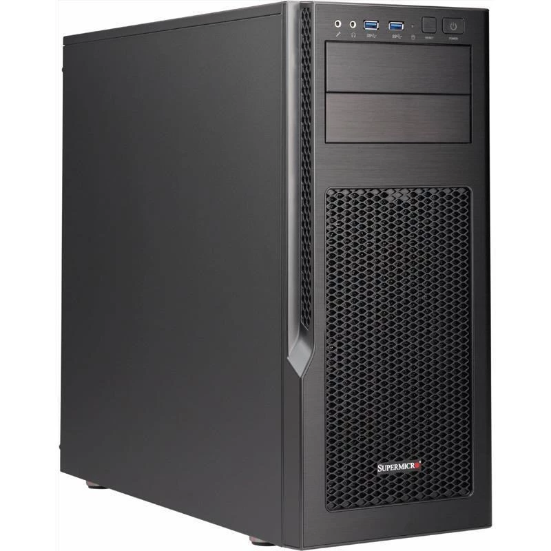 Computer Case Supermicro SuperChassis GS5A-754K Midi Tower Schwarz, Grau