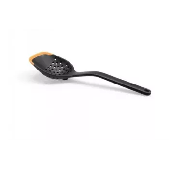 Fiskars 1027302 Schaumlöffel, 30 cm, Schwarz/Orange