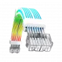 Gamemax PSU-Verlängerungskabel VGA/CPU 2x8PIN-W, Weiß