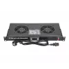 Extralink EX.19089 19-Zoll-Lüfterpanel, 2 Lüfter mit Thermostat