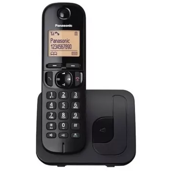 Panasonic KX-TGC 210 PDB DECT-Telefon Schwarz mit Rufnummernanzeige