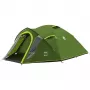Coleman Dome Tent Darwin 4 Plus Blackout — 4-Personen-Tunnelzelt mit Vorraum, Dunkelgrün/Hellgrün