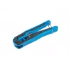Lanberg NT-0202 Crimpwerkzeug für RJ45/RJ12/RJ11, Schwarz/Blau