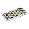iKins Pyramid Hülle für iPhone XS/X, Weiß, K1623H