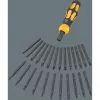 Wera 05018110001 Kraftform Kompakt 900 Set 1 Schraubendreher-Set mit Schlagschraubendreher und Bits, 19-teilig, 1/4", schwarz/gelb