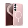Crong Hybrid Matte Magnetic Hülle für Samsung Galaxy S26 — TPU/PC, Pink