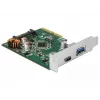 DeLOCK 90299 PCIe x4 Karte, 1x USB Type-C + 1x USB Type-A, USB 3.2 Gen 2 (10 Gbps)
