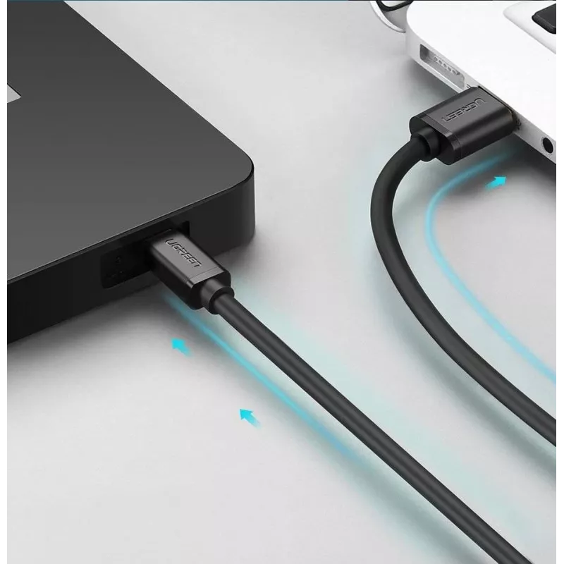Ugreen US132 USB-auf-Mini-USB-Kabel, 2 m, 480 Mbit/s, schwarz