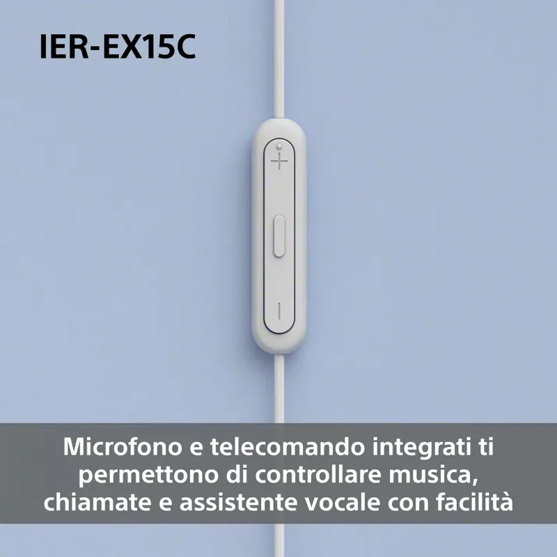 Sony IER-EX15C Headset Kabelgebunden In-Ear Anrufe/Musik USB Typ-C Weiß