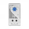 Delock 66823 Thermostat mit Öffner-Kontakt für Hutschiene, grau