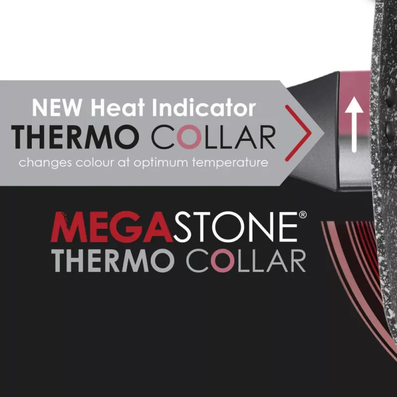 Grillpfanne Salter BW10702BRMFOB 28 cm Megastone mit Thermo Collar
