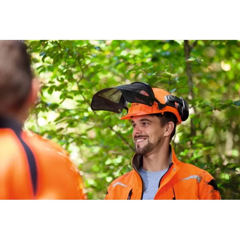 Stihl Basic Helmset mit Forsthelm, Gesichtsschutz und Gehörschutz (00008880810)
