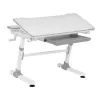 Ergo Office Kinder ergonomisch höhenverstellbarer Schreibtisch, grau, max. 100 kg, ER-417 2cz