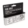 Lian Li GB-002 Universal-Grafikkartenhalter, Stahl, 128,4 mm, Schwarz, 2 Stück