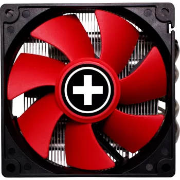 Xilence XC041 Computer-Kühlsystem Prozessor-Kühler 9,2 cm Schwarz, Rot