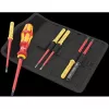 Wera 05006601001 Kraftform Kompakt VDE 7 Universal 2 Schraubendreher-Set, VDE Wechselklingen