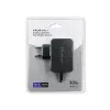 Mobiles Ladegerät QOLTEC 51024 – Universelles AC-Indoor-Ladegerät, 65 W PD, 20 V/3,25 A, 1,2 m Kabel, Schwarz