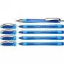 Schneider Slider Memo XB Kugelschreiber, blau, 4 Stück + gratis Slider Rave