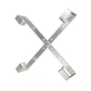 Kabelhalter Extralink Four arms aluminium frame S500 — 500 x 500 x 70 mm, Schreibtisch/Wand, Aluminium