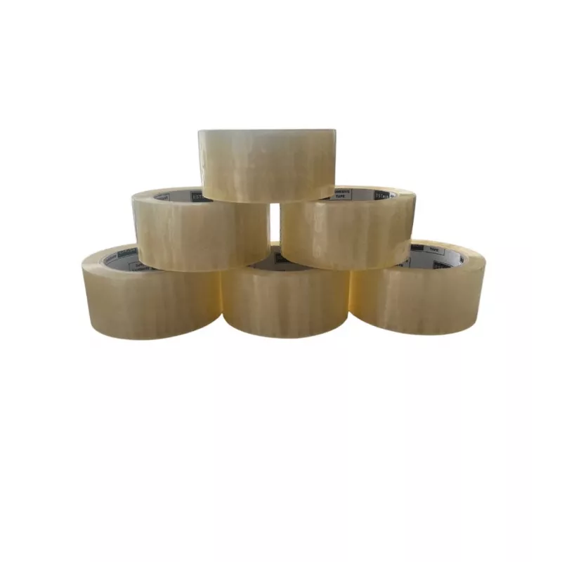 BSTech geräuscharmes Verpackungsband aus Acryl, transparent, 48 mm x 66 m