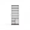 OLIV 2D CLOSED SHELVING UNIT, ANTHRACITE/Weiß SET