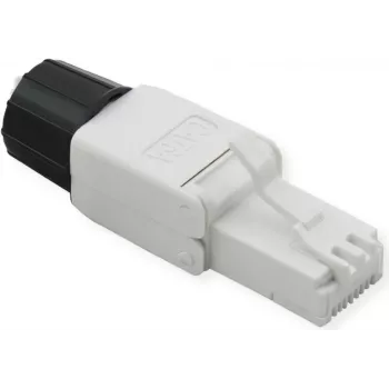 ROLINE field-konfektionierbarer RJ-45 Stecker Cat.6A (Class EA), UTP, Weiß (21.17.0324)