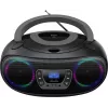 Denver TDB-212GR DAB+ Boombox mit CD-Player, DAB+/FM, Bluetooth, USB, AUX, Grau