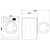 Indesit FFD 11489 BV EE Waschmaschine, A, Frontlader, Waschkapazität 11 kg, 1351 U/min, Tiefe 60,5 cm, Weiß | Whirlpool