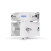Ubiquiti UACC-Wave-AP-Micro-Mount Mastmontagehalterung für 4x Wave AP Micro, Edelstahl, Mast 25–76 mm, weiß