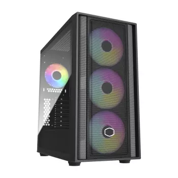 PC-Gehäuse Cooler Master MasterBox 600 Desktop Schwarz