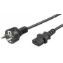 Microconnect PE020410 Stromkabel Schwarz 1 m CEE7/7 C13 Kupplung