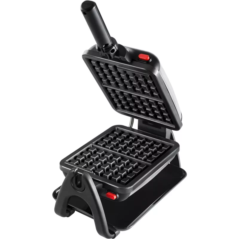Tefal WM756D Waffeleisen 2 Waffeln 1200 W Schwarz, Edelstahl