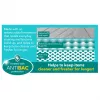 Badematte Beldray LA032647LGRYUFFEU7 Antibac Chevron Memory-Schaum, antibakteriell, grau