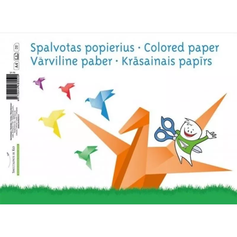 SMLT Papier A4 80 g/m² einseitig bedruckbar, geleimte Packung – 8 Blatt
