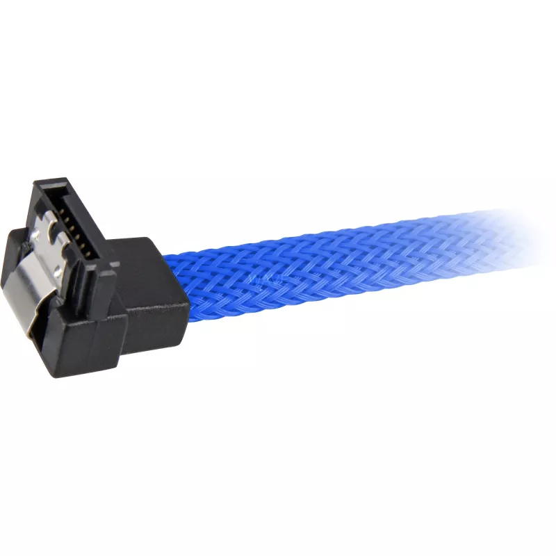 SATA-Kabel Sharkoon SATA 3 0,3 m 7-polig Schwarz Blau
