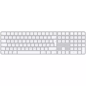 APPLE Magic Keyboard mit Touch ID und Ziffernblock für Mac Modelle mit Apple Silicon – Italienisch – Weiße Tasten
