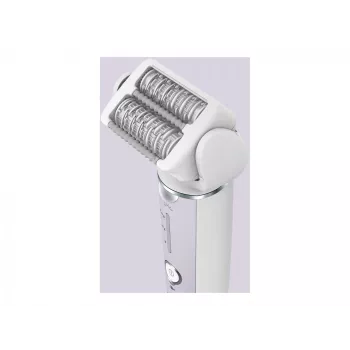 Epilierer Panasonic ES-EY30A – 60 Pinzetten, 3 Geschwindigkeiten, Nass & Trocken, batteriebetrieben, weiß/lila