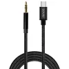 Audio-Kabel Savio CL-187 1m Schwarz Stecker auf Stecker