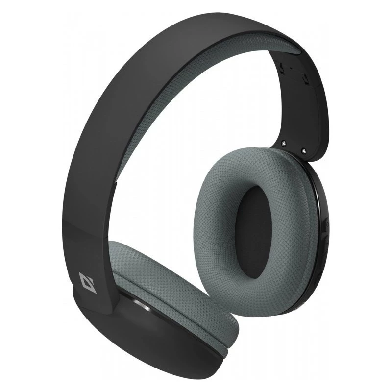 Defender FreeMotion B480 63480 kabellose On-Ear-Kopfhörer, Bluetooth 5.3, USB-C, AUX, microSD, bis zu 14 Std., 20-20000 Hz, Schwarz
