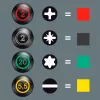 300/7 Mix 2 Schraubendreher-Set Kraftform Plus (schwarz/grün, 7-teilig, Lasertip)