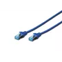 Netzwerkkabel Digitus CAT 5e SF/UTP RJ-45 Cat5e 1 m Blau
