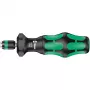 Wera 826 T Kraftform Turbo Bithalter-Schraubendreher mit Rapidaptor, 1/4 Zoll