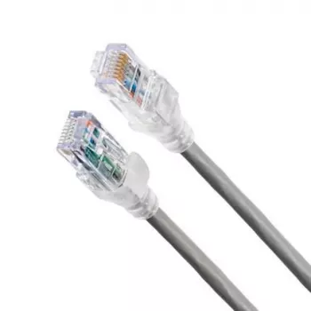 Netzwerk-Patchkabel Belden 10GX Cat6a U/UTP LSZH 3 m RJ-45 auf RJ-45, Nickel/Gold-Kontakte, grau