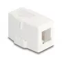Delock 85841 Keystone Leergehäuse, 1 Port, Magnetfuß, Weiß