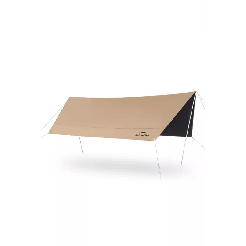 Tarp Naturehike CNK2350WS015 Khaki Hexagon Vinyl – leichte, wasserdichte Unterlage/Unterstand
