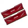 Desktop DDR4 RAM AFOX 2×16GB 3200MHz CL16 1,35V Unbuffered XMP2 Rot