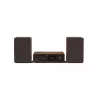 Pure Classic Stereo HiFi-Audiosystem 100W DAB+ Bluetooth Wi-Fi CD schwarz Walnuss