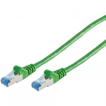 Netzwerkkabel S/CONN 75711-G 1m Cat6a S/FTP Grün