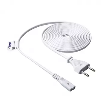 Akyga AK-RD-07A Netzkabel CEE 7/16 – IEC C7 (Achter), CCA, 3 m, weiß